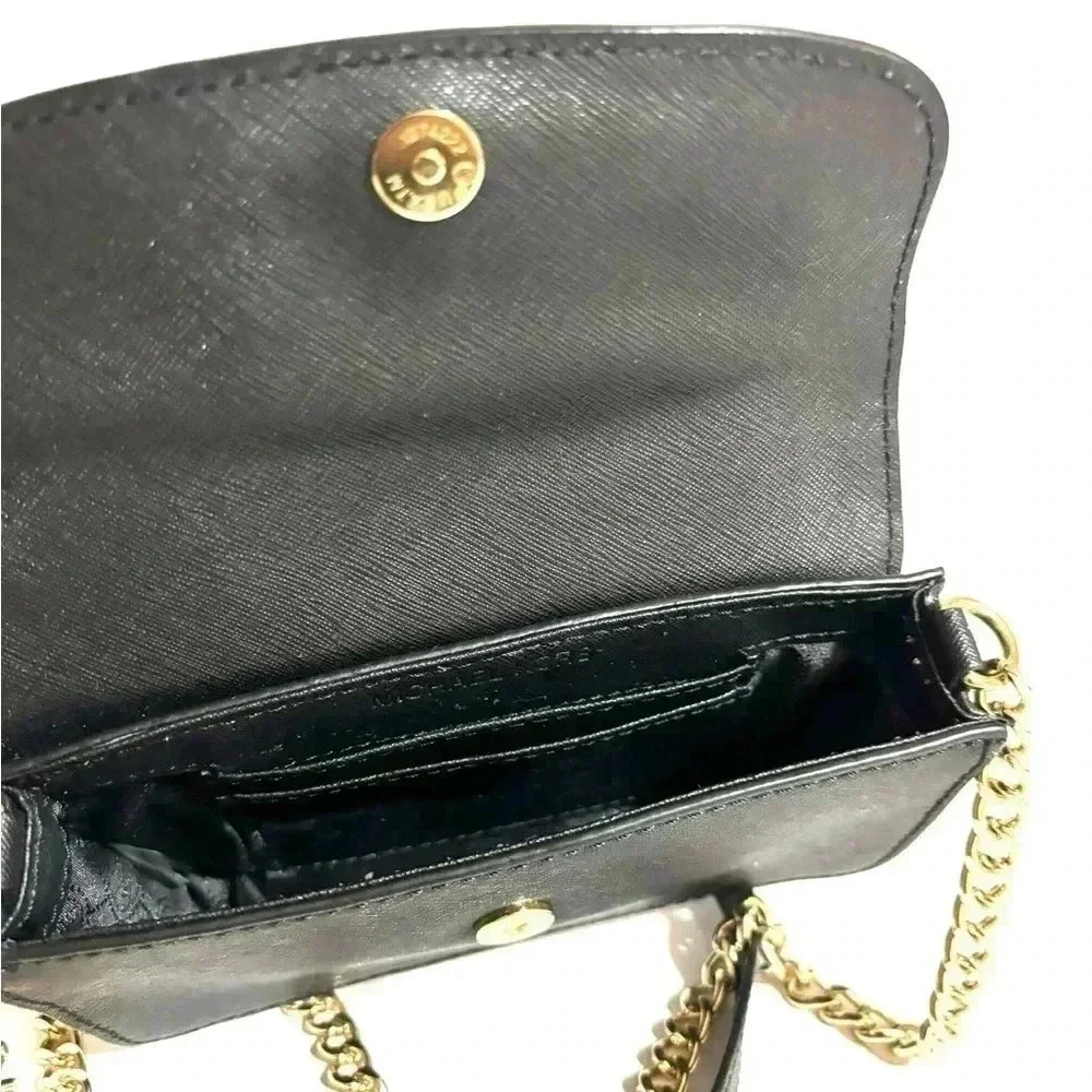 Michael kors black leather crossbody handbag - Picture 4 of 10